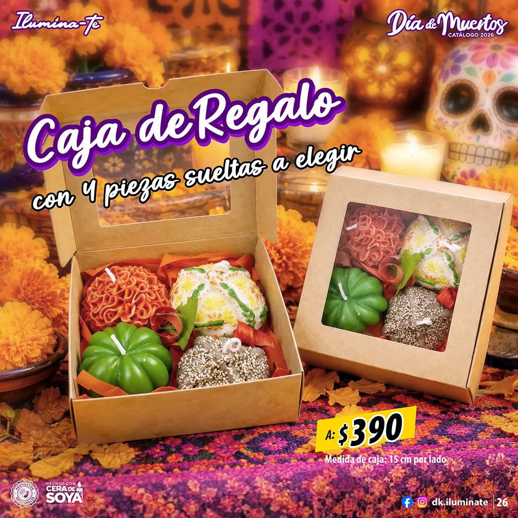 Caja de Regalo con 4 Piezas a Elegir